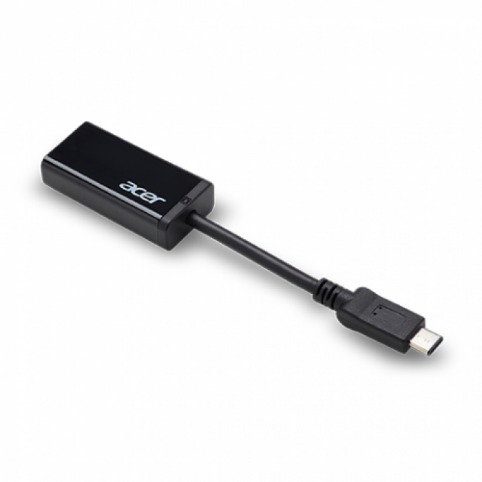 Adaptor Acer NP.CAB1A.011, USB-C - VGA, Black