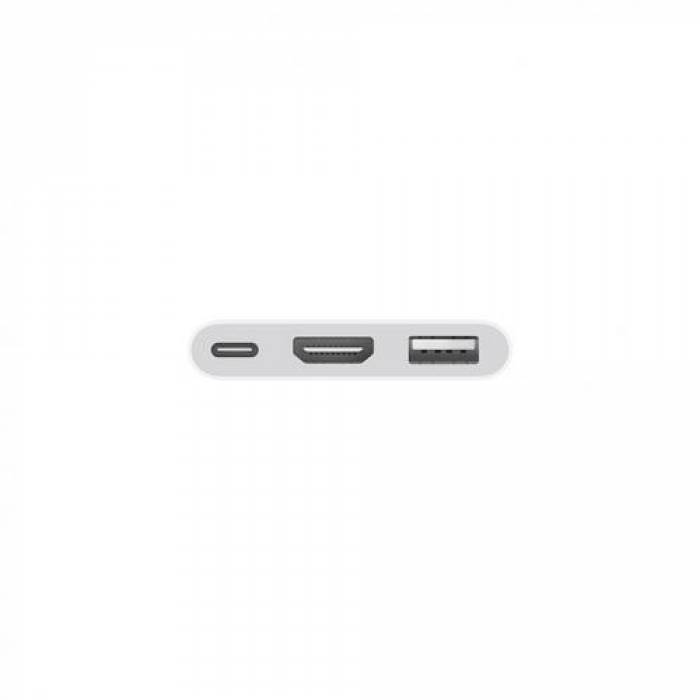 Adaptor Apple MUF82ZM, USB-C, White