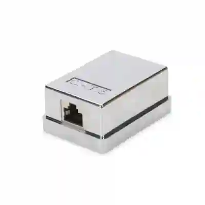 Adaptor ASSMANN DN-93710, RJ45 - RJ45, Cat6, Silver