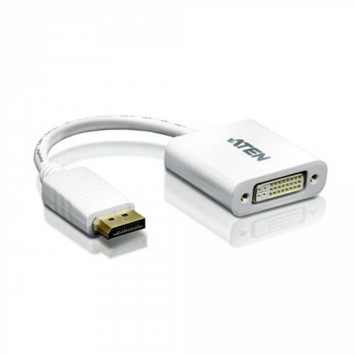 Adaptor ATEN VC965, DisplayPort - DVI, White