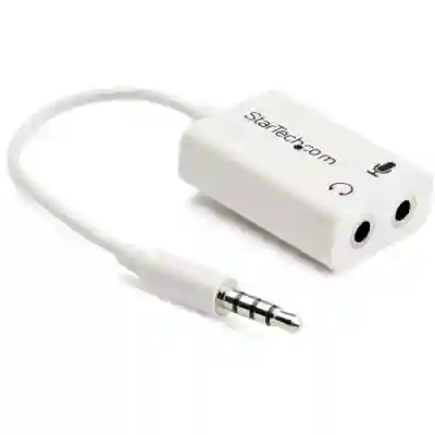 Adaptor audio Startech MUYHSMFFADW, 3.5mm - 2x 3.5mm, White