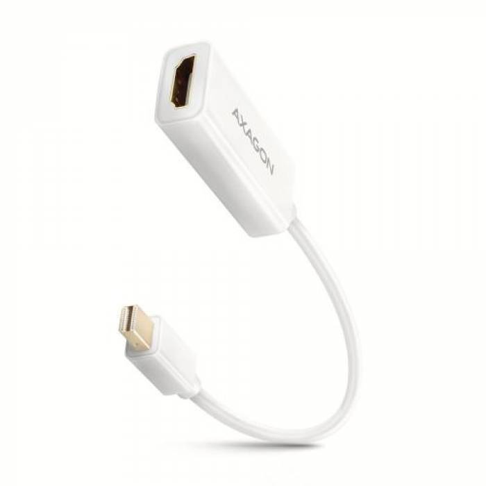 Adaptor Axagon RVDM-HI14NW, mini Displayport - HDMI, White