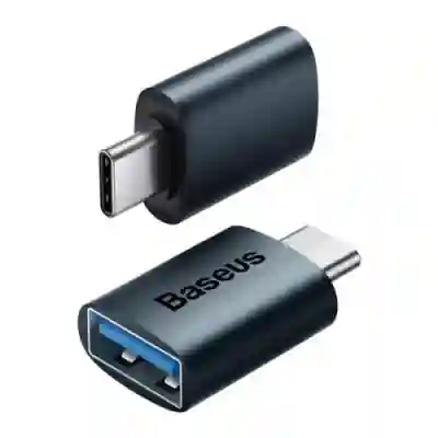 Adaptor Baseus Ingenuity Series Mini OTG, USB-C - USB, Black