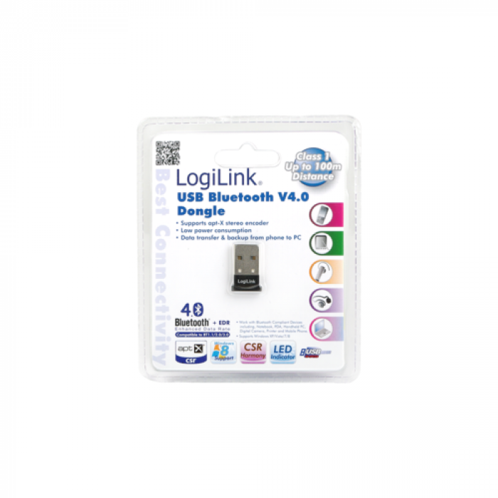 Adaptor bluetooth Logilink v4.0 + EDR, USB 2.0