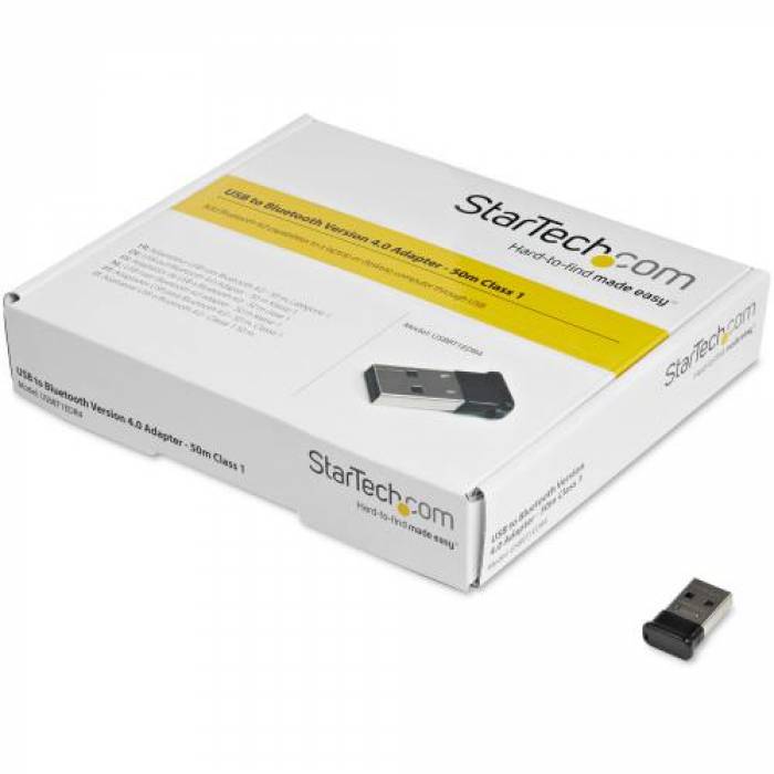 Adaptor Bluetooth Startech USBBT1EDR4, USB