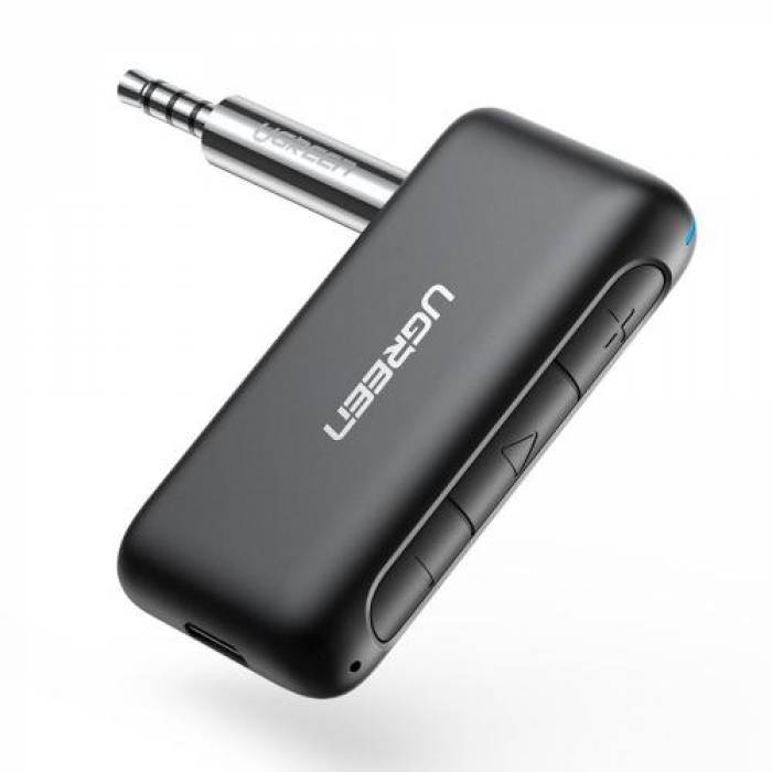 Adaptor Bluetooth Ugreen CM276, 3.5mm Jack, Black