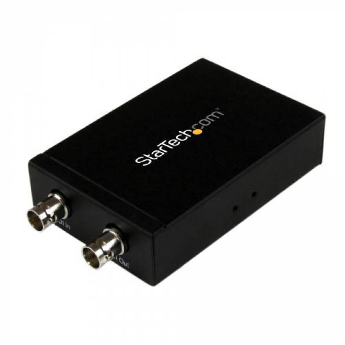 Adaptor converter Startech SDI2HD, SDI + HDMI, Black