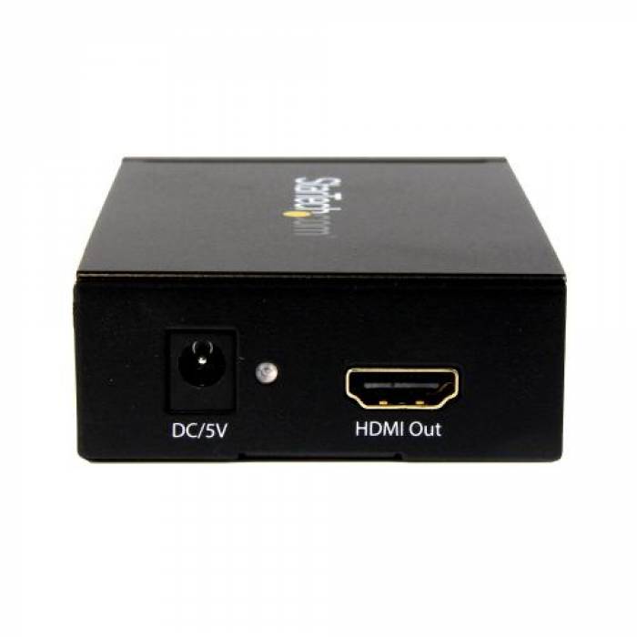 Adaptor converter Startech SDI2HD, SDI + HDMI, Black
