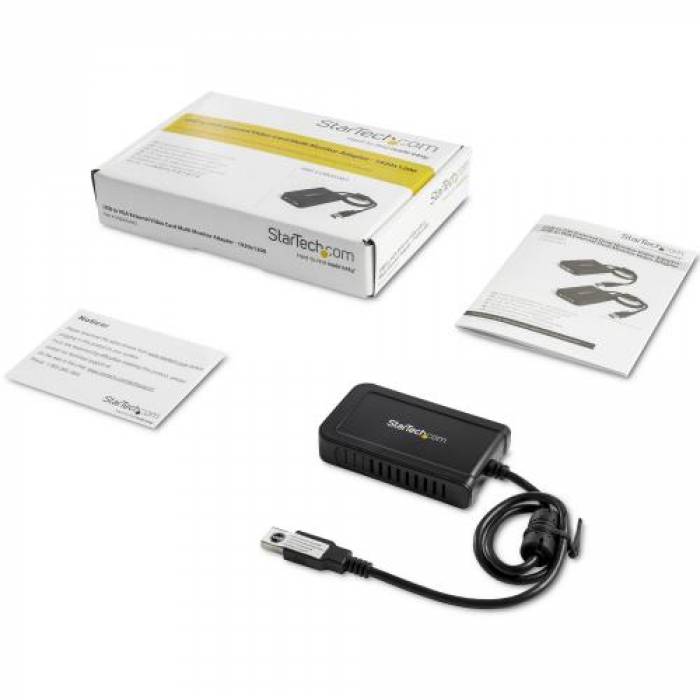 Adaptor converter Startech USB2VGAE3, USB - VGA, Grey