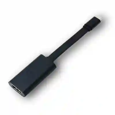Adaptor Dell 470-ABMZ, USB-C - HDMI, Black