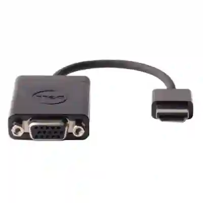 Adaptor Dell 470-ABZX, HDMI male- VGA female, Black