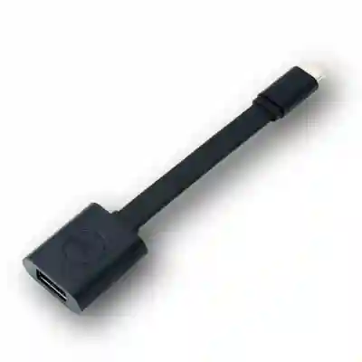 Adaptor Dell USB-C - USB-A 3.0, Black