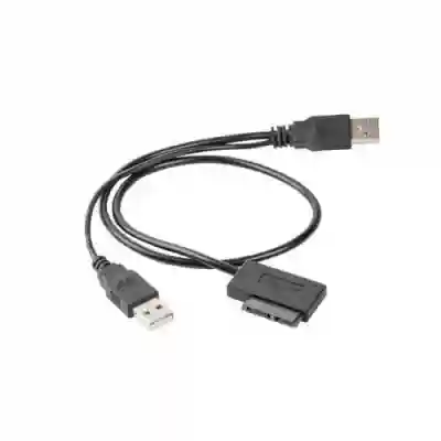 Adaptor Gembird A-USATA-01, USB - slim SATA SSD/DVD, Black