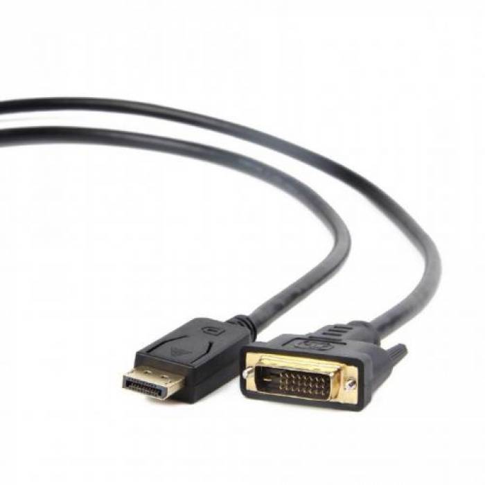 Adaptor Gembird Displayport male - DVI 24 +1 male, 3m, Black