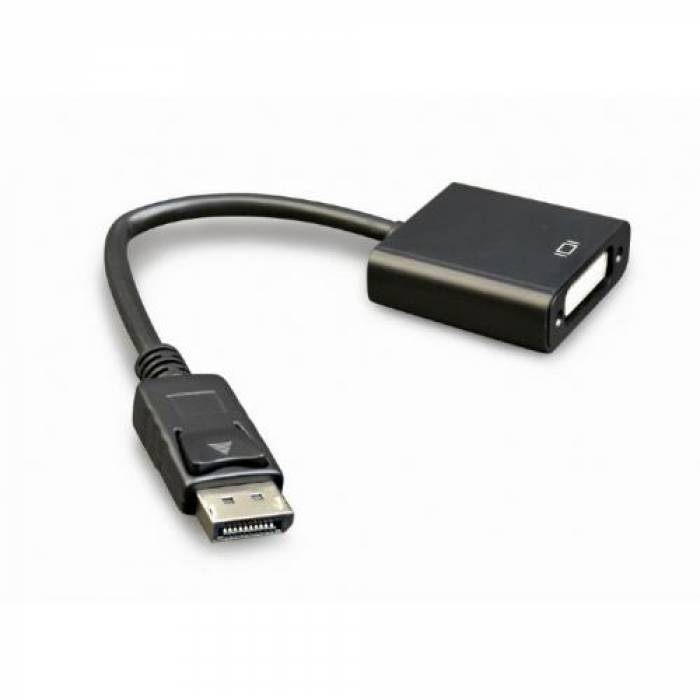 Adaptor Gembird Displayport male - DVI female, Black