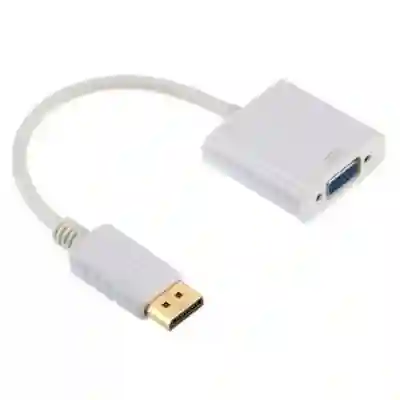 Adaptor Gembird Displayport - VGA, White