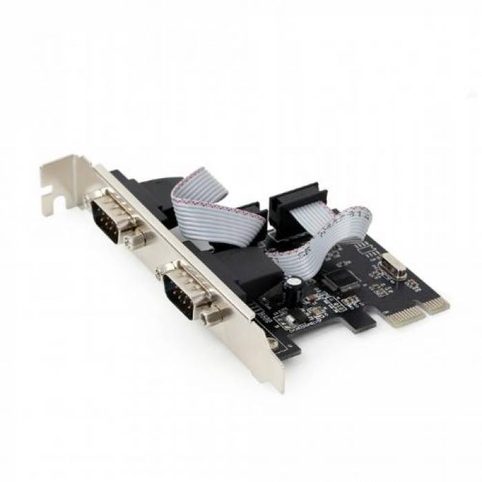 Adaptor Gembird PCI Express - 2x serial (low profile)