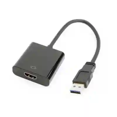 Adaptor Gembird, USB - HDMI, Black