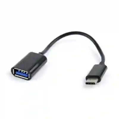 Adaptor Gembird, USB male - USB C OTG female, 0.2 m, Black