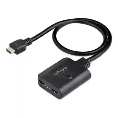 Adaptor Kensington HDMI-SPLITTER-4K60UP, HDMI + Micro USB-B - 2x HDMI,  Black