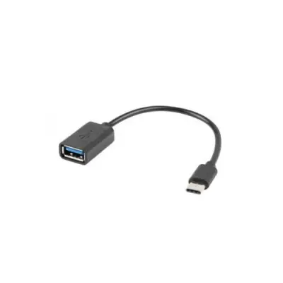 Adaptor Lanberg AD-OTG-UC-01, USB - USB-C, 0.15m, Black