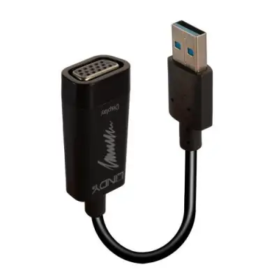 Adaptor Lindy LY-43172, USB 3.0 - VGA, Black