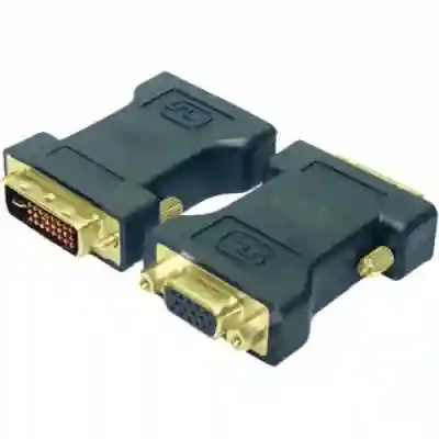 Adaptor Logilink 1x DVI-I Male - 1x VGA Female, negru