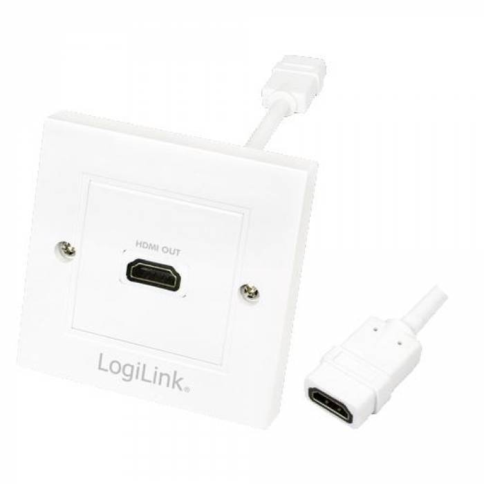 Adaptor Logilink Priza HDMI 1 port AH0014