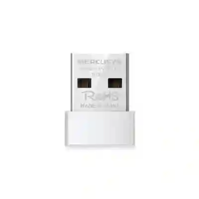 Adaptor Nano Wireless MERCUSYS MW150US, USB, White