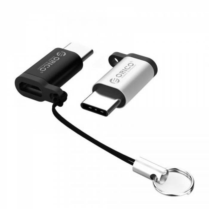 Adaptor Orico CBT-MT01, USB-C - micro USB-B, Black