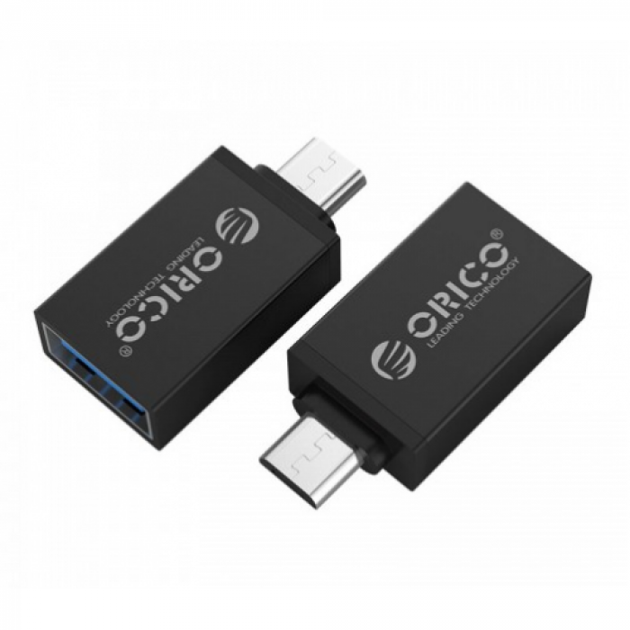 Adaptor Orico CBT-UM01, micro USB - USB 3.0, Silver