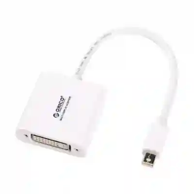 Adaptor Orico DMP3D, Mini DisplayPort - DVI, White