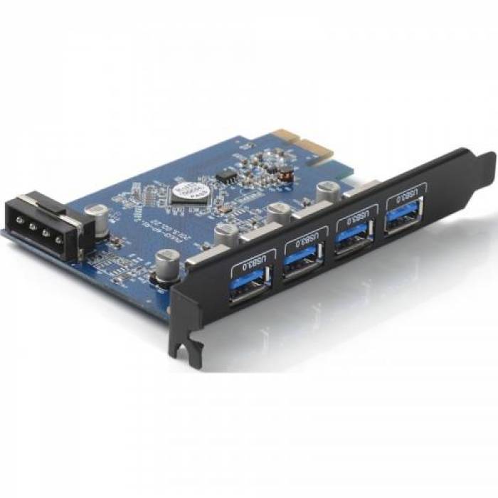 Adaptor Orico PVU3-4P PCI-Express - USB 3.0, 4 porturi