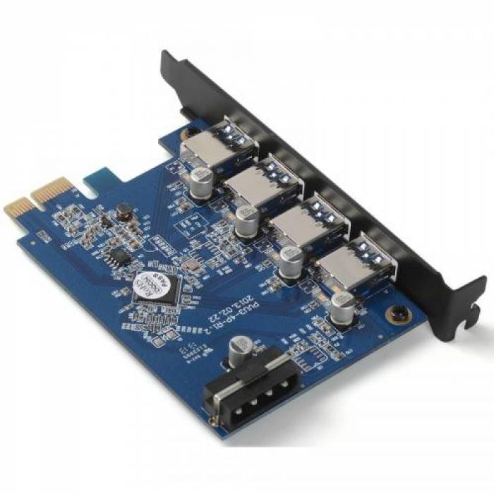 Adaptor Orico PVU3-4P PCI-Express - USB 3.0, 4 porturi
