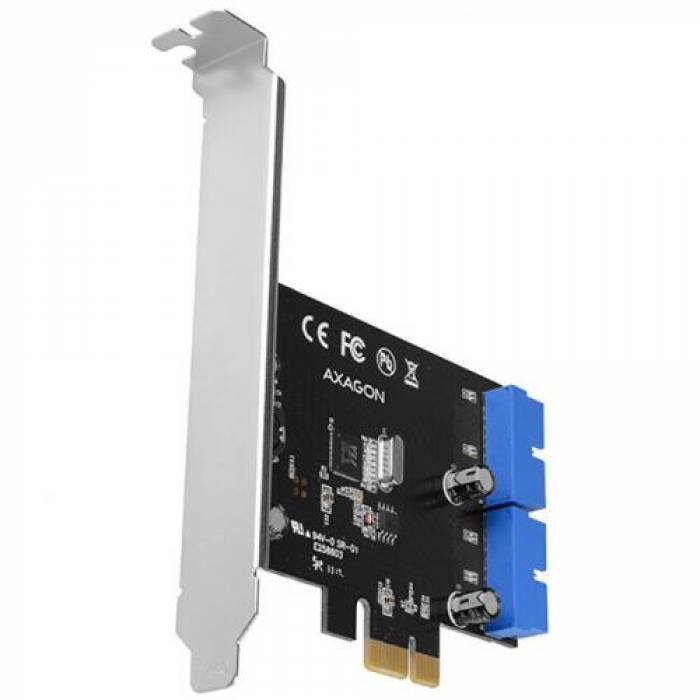 Adaptor PCI-Express Axagon PCEU-034VL, 2x USB 3.2 Gen 1, UASP VIA + LP