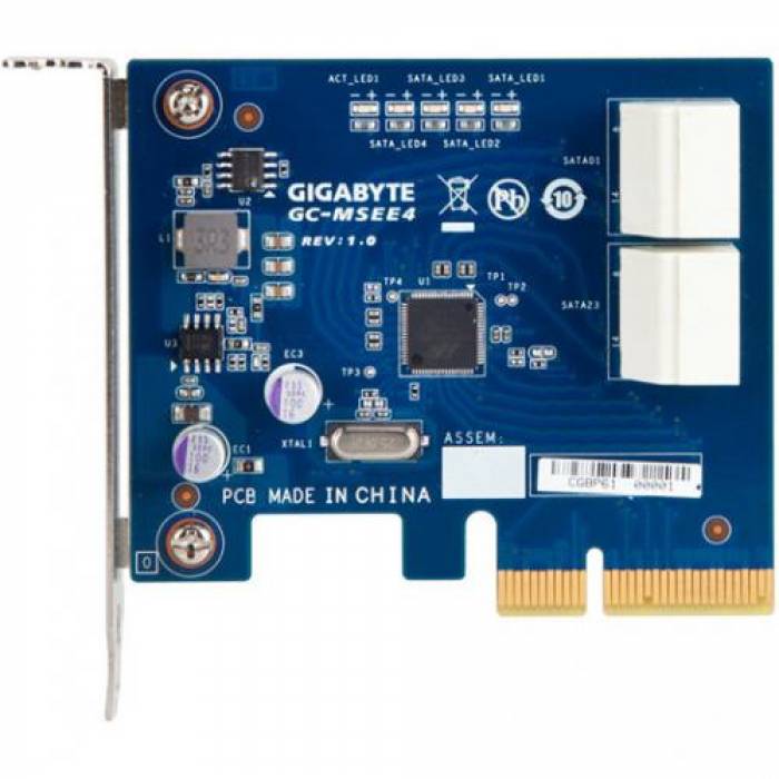 Adaptor PCI-Express Gigabyte GC-MSEE4, PCI Express x4 - SATA
