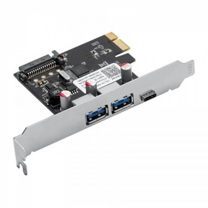 Adaptor PCI-Express Orico PNU-2A1C, PCI-Express - 2x USB 3.0