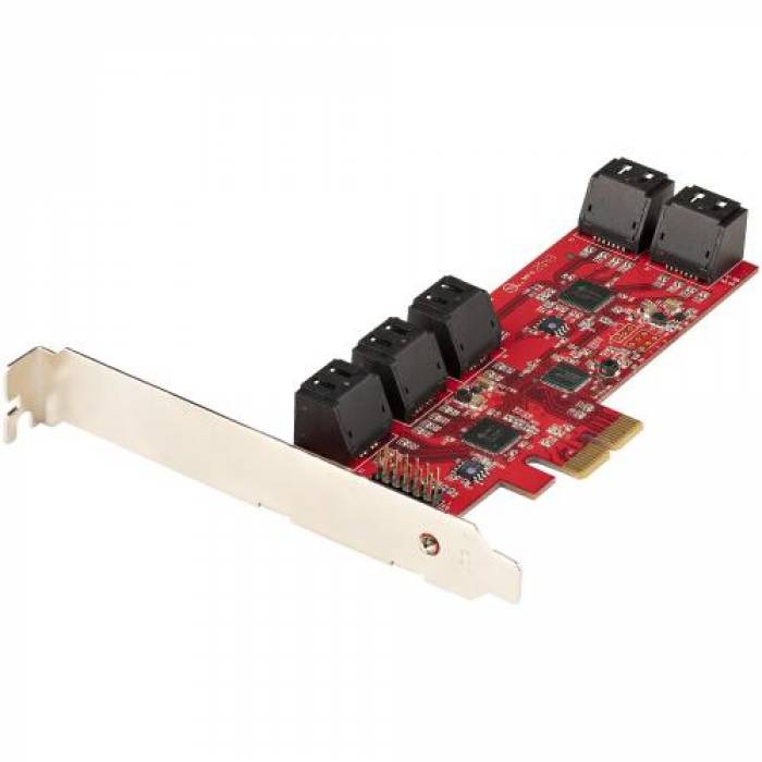 Adaptor PCI-Express Startech 10P6G-PCIE-SATA-CARD, PCI-Express - 10x SATA