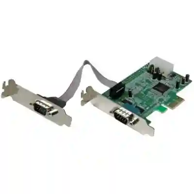Adaptor PCI Express Startech PEX2S553LP, PCI Express x1 - 2x Serial 