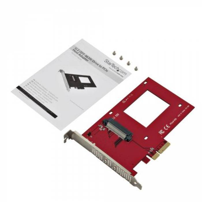 Adaptor PCI Express Startech PEX4SFF8639, PCI Express x4 - U.2