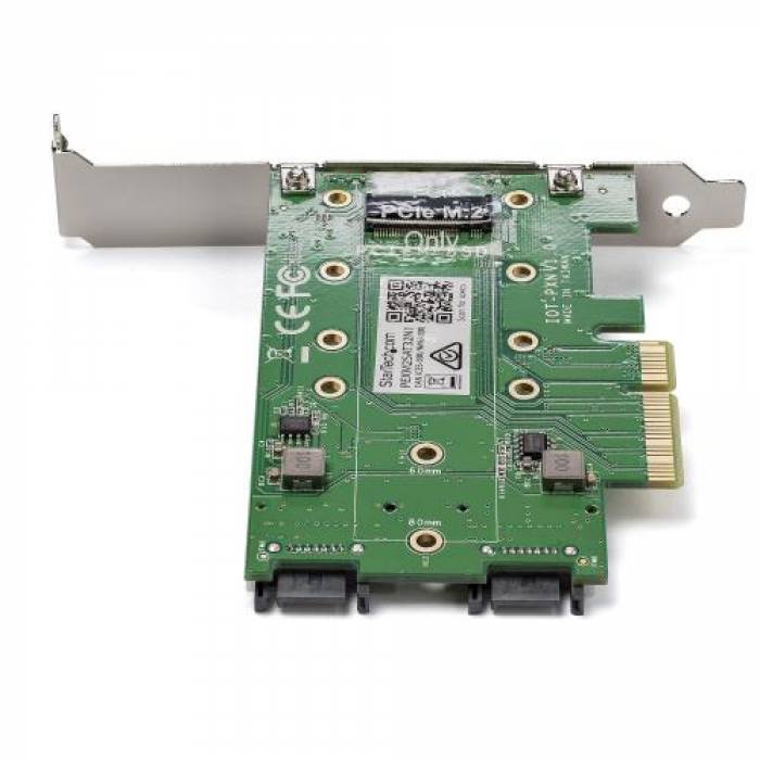 Adaptor PCI-Express Startech PEXM2SAT32N1, PCI-Express - M.2 SATA 