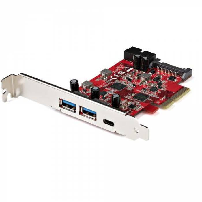 Adaptor PCI-Express Startech PEXUSB312A1C1H, PCI-Express - 2x USB