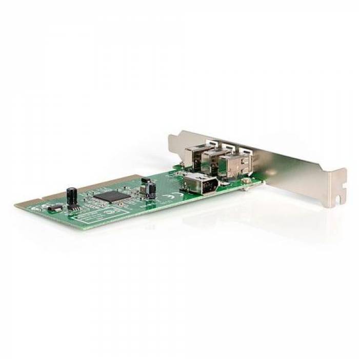 Adaptor PCI Startech PCI1394MP, PCI - 3x Firewire