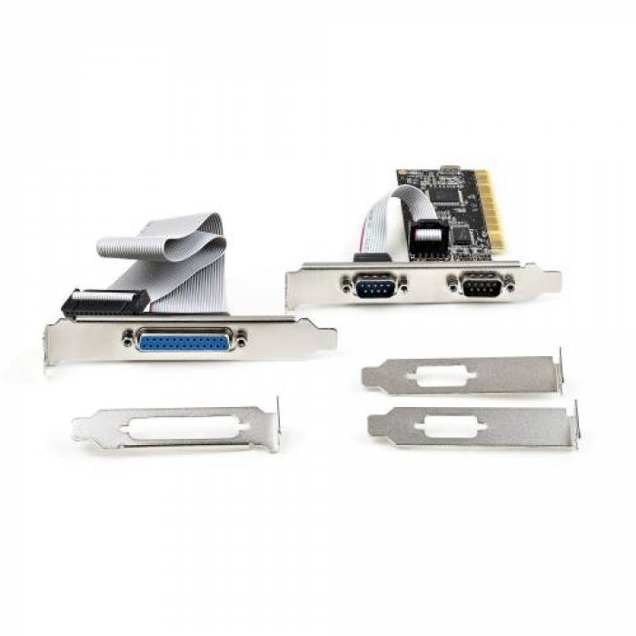 Adaptor PCI Startech PCI2S1P2, 2x Serial