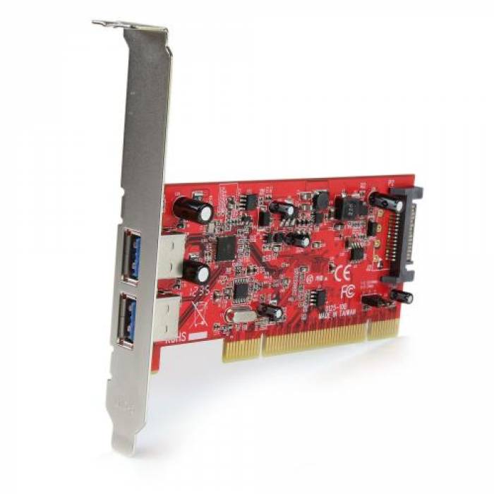 Adaptor PCI Startech PCIUSB3S22, PCI - 2x USB 3.0