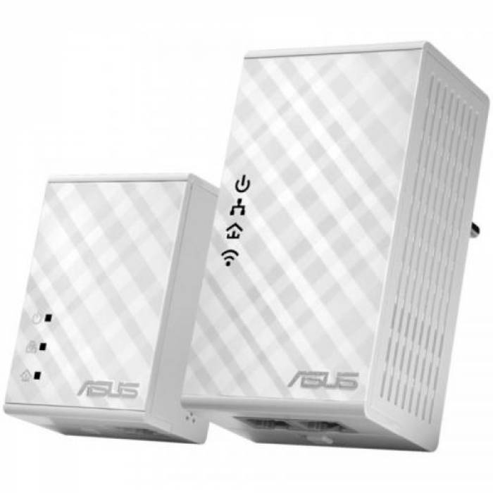 Adaptor priza Asus PL-N12 KIT, White