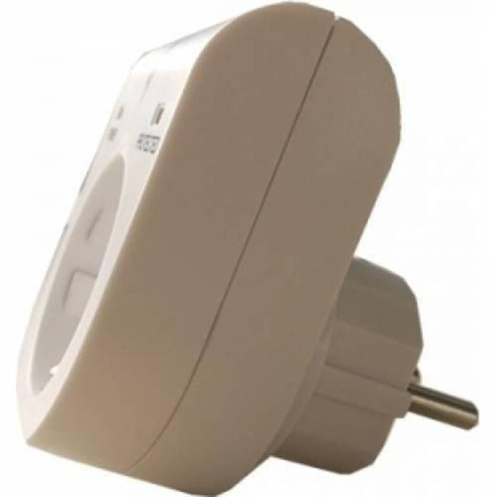 Adaptor Priza Bachmann 920.000R cu protectie la supratensiune, 1 Schuko