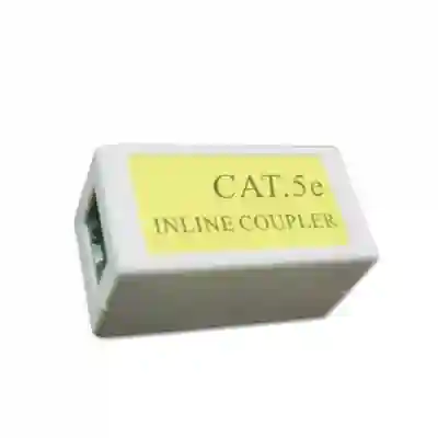 Adaptor retea Gembird, RJ45 - RJ45, Cat.5E, White 