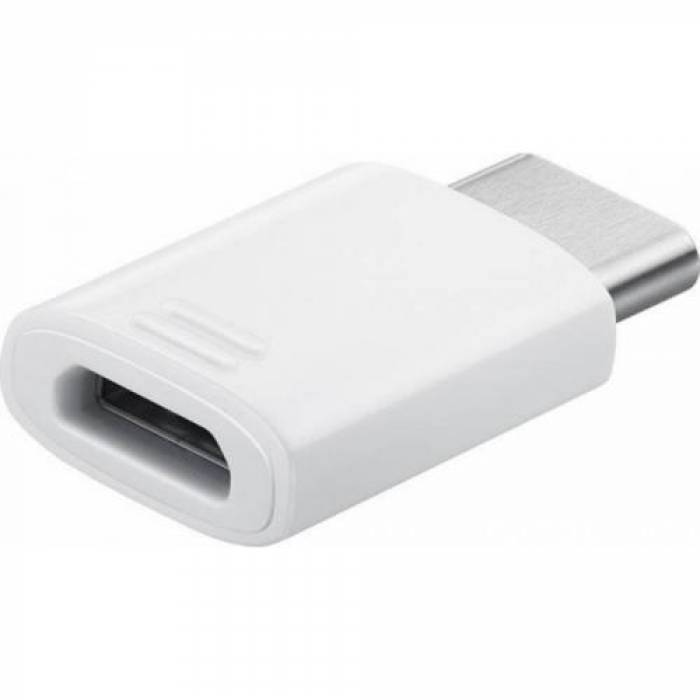 Adaptor Samsung GN930BW, USB C Male - Micro-USB Female, White