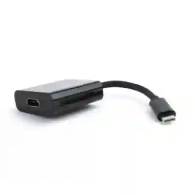 Adaptor Spacer SP-CM-HDMIF-01, USB tip C - HDMI, Black